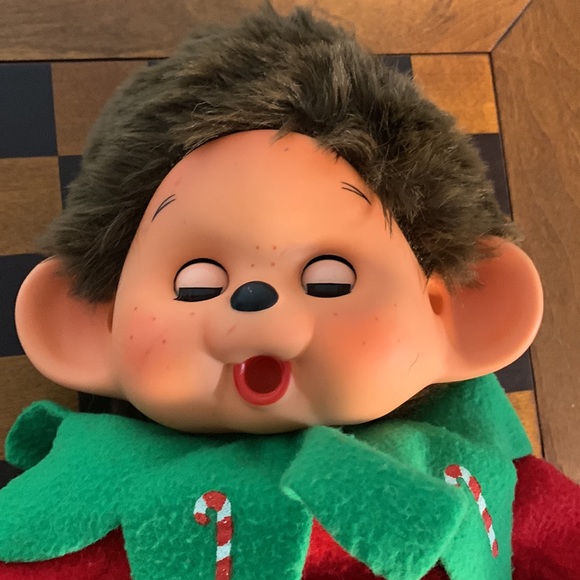 Vintage Toy-o-Rama Monchichi Christmas Doll - Picture 8 of 8